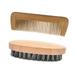 Hair Care Wood Hair Men Hard Round Mustache And Comb Brush Boar Beard Hair Care Hair Care Products for Women Other Brown