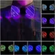 Noeud papillon lumineux à LED en acrylique Shoous accessoires de fête au néon costume de club de