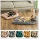 Lit en Polymère Épais et Doux pour Chien et Chat Niche Coussin Couchage Moelleux Confortable