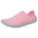 nsendm Womens Fashion Lightweight Air Sports Walking Sneakers Breathable Gym Jogging Running Tennis Shoes Walking Sneakers for Women With Arch Support Pink 42