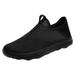 nsendm Women s Shoes Fashion Sneakers Tennis Shoes Casual Slip on Shoes Low Top Sneakers Wedge Sneakers for Women Fashion Black 38