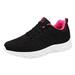 nsendm Women s Tennis Shoes Walking Shoes Sport Breathable Sneakers Running Shoes Mesh Summer Women s Sneakers Sneakers for Women Slip On for Work Pink 37