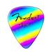 Fender 351 Shape Graphic Picks (12 Pack) for electric guitar acoustic guitar mandolin and bass 351 - Heavy Multicolor (Rainbow)