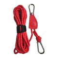 Portable Adjustable Fix Camping Rope Portable Adjustable Fix Tent High Strength Fast Release Pulley Camping Rope for Tent Tarp Camping Rope with Ratchet Pulley