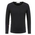 Heated Thermal Tops for Men Women Long Sleeves Underwear Fleece Lined Electric Heating Shirts for Cold Weather Insulated Washable Base Layer Shirt