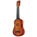1Pc Children Toy Simulation Classical Ukulele Guitar Classic Guitar Model DIY Accessories for Kids (Mahogany Size M)