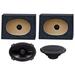 2 Rockford Fosgate P1692 6x9 150W Speakers + 2 Angled 6x9 Speaker Box