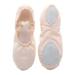 NUOLUX 1 Pair of Lightweight Dancing Shoes Lace-free Yoga Shoes Sole Gym Shoes Ballet Shoes for Kids Adults Size 42