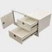 Sailfish Boat Two Drawer Unit w/ Tilt Out Door | 39 1/4 x 20 3/4 Inch White
