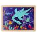 Wooden Dinosaur Puzzles for Kids Ages 3-5 24 PCs Jigsaw Puzzles Preschool Educational Brain Teaser Boards Toys Gifts for Children Wood Dino Puzzles for 3 4 5 6 Year Old Boys Girls