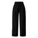 Akiihool Women Pants Casual Winter Women s Golf Pants Quick Dry Hiking Pants Lightweight Work Ankle Dress Pants for Women Business Casual Travel (Black S)