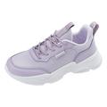 nsendm Women s Shoes Fashion Sneakers Low Top Tennis Shoes Lace up Casual Shoes Slip On Sneakers Women Wide Width Arch Support Purple 37