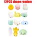 12 PCS Easter Mochi Squishy Toys Stress Reliever for Toddlers Boys Girls Easter Basket Party Favors