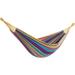 The Hamptons Collection 144â€� Yellow and Purple Striped Two Person Brazilian Style Hammock