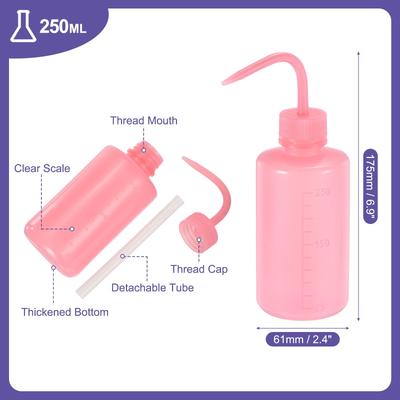 18 Pcs 8oz Lab Squeeze Bottle 250ml Plastic Safety Wash Bottles