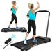 2.5 Hp Folding Treadmill for Home, Installation-Free Foldable Treadmill Compact Electric Running Machine, Remote Control