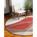 Unique Loom Plantation Autumn Rug Multi 5 3 x 5 3 Round Geometric Perfect For Dining Room Entryway Bed Room Kids Room