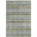 HomeRoots 10 x 13 ft. Blue Green Teal & Gray Abstract Power Loom Stain Resistant Rectangle Area Rug