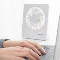 WJSXC Portable Fan Clearance USB Desk Personal Fan Long Battery Life Quiet Portable Mini Table Fan Three Wind Speed Adjustment Portable And Personal Fan Perfect For Use In Home Office White