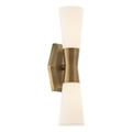 WAC Lighting Locke 1-Light LED 3000K Modern Aluminum Wall Sconce in Brass