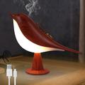 Gpoty Bird Bedside Lamps Table Lamp for Bedroom 1800mAh Table Lamp Cordless Touch Sensor Night Light 3 Level Brightness Adjustable Nightstand Lamp Creative Decor Aroma Lamps Portable Bird Lamp