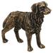 Frcolor Desk Brass Shepherd Dog Sculpture Antique Style Home Ornament Collectible Gift