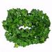 JeashCHAT 83 Feet 12 Strands Fake Ivy Leaves Plants Vine Artificial Silk Foliage Flowers Hanging Garland Home Kitchen Garden Office Wedding Party Wall Decor Green
