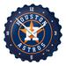 Houston Astros 18.5" Bottle Cap Wall Clock