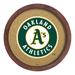 Oakland Athletics 20.25'' Round Faux Barrel Framed Cork Board