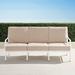 Grayson Sofa with Cushions in White Finish - Rain Sailcloth Sailor - Frontgate