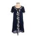 Boden Casual Dress: Blue Dresses - Women's Size 4