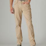 Lucky Brand 223 Straight Sateen Stretch Jean - Men's Pants Denim Straight Leg Jeans in Sand, Size 38 x 32