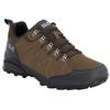 Wanderschuh JACK WOLFSKIN "REFUGIO TEXAPORE LOW M", Gr. 42, braun, Leder, Textil, sportlich, Schuhe, wasserdicht