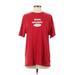 Old Navy Short Sleeve T-Shirt: Red Graphic Tops - Women's Size Medium