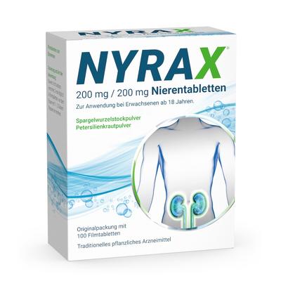 Heilpflanzenwohl - NYRAX 200 mg/200 mg Nierentabletten Nierenfunktion & Ausschwemmung