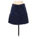 Harper Heritage Casual Skirt: Blue Bottoms - Women's Size Medium