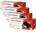 Cartridgex 4 x Compatible Laser Compatible Toner Cartridges Replacement for Lexmark E120 E120N