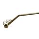 19mm Bay Window Eyelet Pole Kit 400cm Easy Bend by Hand - Antique Brass