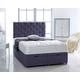 Chenille Fabric Ottoman Bed Base ONLY by Comfy Deluxe LTD (Purple, 5FT King-Size)