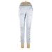 Stone Row Casual Pants - High Rise Skinny Leg Tapered: Blue Bottoms - Women's Size Medium