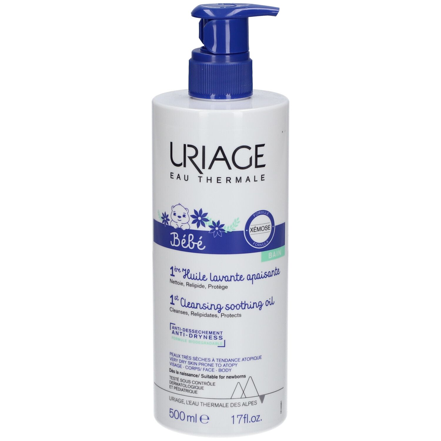 Uriage Baby 1ste Verzachtende Wasolie 500 ml Öl