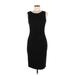 Kenneth Cole New York Casual Dress - Bodycon: Black Solid Dresses - Women's Size 6