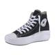 Sneaker CONVERSE "CHUCK TAYLOR ALL STAR MOVE PLATFORM" Gr. 40, schwarz-weiß (schwarz, weiß) Schuhe Schnürstiefeletten