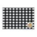 Gracie Oaks Varini 100% Recycled Plastic (PET) Checkered Rectangle Placemat in Black | 19 W x 13 D in | Wayfair 989548D9DCB644839407E9978FE29195