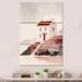 Red Barrel Studio® House w/ Red Roof By The Waterside 3 Pieces Metal in White | 48 H x 32 W x 1 D in | Wayfair 08C8356CC5FD4633B8E68D321DDAC166