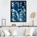 Winston Porter Chayenne Models Double Exposure In Vintage Blue III On Canvas Print Canvas, Cotton in Blue/Gray | 20 H x 12 W x 1 D in | Wayfair