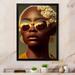 Everly Quinn Contemporary Portrait Of Young African American Wo Contemporary Portrait Of Young African American Woman On Canvas Print Plastic | Wayfair