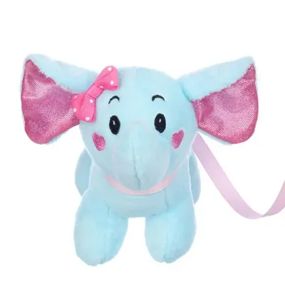 Éléphant en Peluche Super Doux et Confortable pour Enfant Jouet pour Bébé Cadeau d'Anniversaire