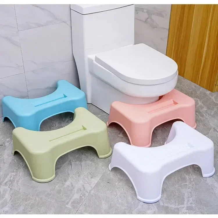 Tabouret de merde pour la maison, siège de toilette antidérapant, tabouret de Squat Portable, Constipation pour adultes, escabeau de salle de bain, accessoires de salle de bains