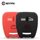 KEYYOU For Opel Astra Zafira Vauxhall Vectra Omega 3 Buttons Remote Car Key Shell Case Fob Silicone